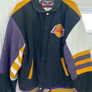 LOS ANGELES LAKERS LEATHER JACKET
